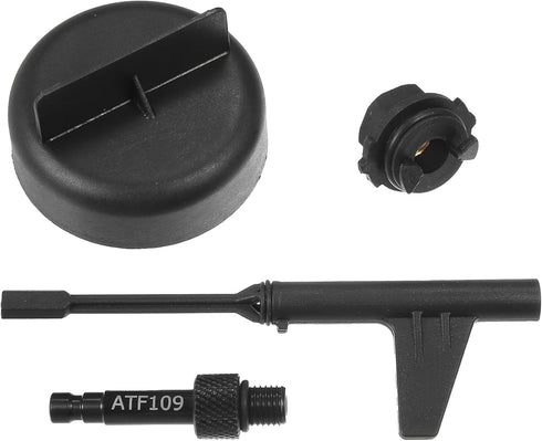 X AUTOHAUX 4pcs Transmission Oil Filling Tool Adapter Set for Mercedes Benz 2015 & UP 725 Gearbox 9-Speed Oil Change Transmission Oil Filler Tool ...