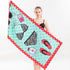 Microfiber Beach Towels - Oversized Beach Blanket Towel Portable Ultra Soft Super Water Absorbent Multi-Purpose Beach Throw Towel for Adults Girls...