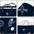 Clastyle 45L Spaceships Rocket Astronaut Nursery Hamper Outer Space Planet Clothes Toys Storage Basket with Drawstring...