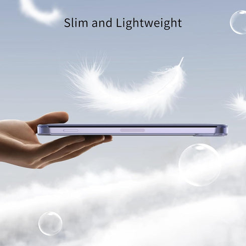 MoKo for iPad mini 7 (A17 Pro) Generation Case 2024, iPad mini 6 Case 2021, 8.3-inch Slim Lightweight Protective Hard Back PC Shell Stand Cover Su...