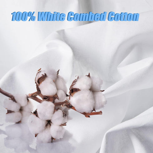 2 Yard White Twill Cotton Canvas Fabric,Natural Thick Cotton Poplin Fabric By The Yard,59 Inches Wide 100% Cotton Fabric, Embroidery Muslin Quilti...