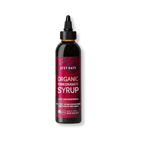 Just Date: Organic Pomegranate Syrup / 100% Natural / Organic Pomegranate Molasses / Healthy Alternative for Sugar, Honey or Maple / Low Glycemic ...