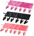 TamBee Travel Hangers Foldable for Suitcase Clothespin Travel Portable Folding Clothes Drying Hanger with 6 Clips Pack of 3 (Black, Red, Rose red)...