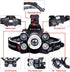 Headlamp 1200 Lumen Ultra Bright LED Work Headlight,Brightest USB Rechargeable Headlamps,4 Modes Waterproof Zoomable Head Lamp Best Headlamps for ...