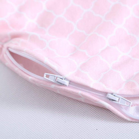 Swaddle Sack for Baby Babies 3-Ways Adjustable Swaddling Sleeping Bag Cotton Wearable Blanket for Newborn Boys and Girls (Pink, 6-12 Months)...