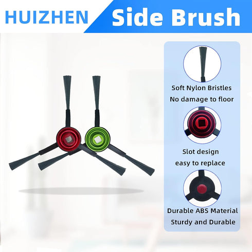 Spare Accessories for Yeedi Vac/Vac Station/Vac Max/Vac 2 Pro Robotic Vacuum Cleaner Replacement Parts Kit, Main Roller Brush Side Brush Hepa Filt...