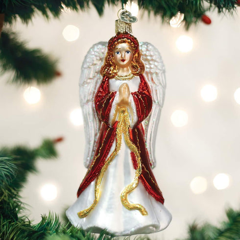 Old World Christmas Glass Blown Ornament Divinity (10228)...