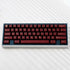 114 Keycaps Translucent Red Keycaps Cherry Profile Doubleshot PBT Keycap Set Fit for 61/64/87/104/108 Cherry Mx Switches Mechanical Keyboard...