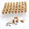 0.5ML Cork Bottles Vials Clear Glass Bottles Mini Tiny Jars Bottles With Corks Miniature Glass Bottle With Cork Empty Sample Jars Small,100 Botlle...