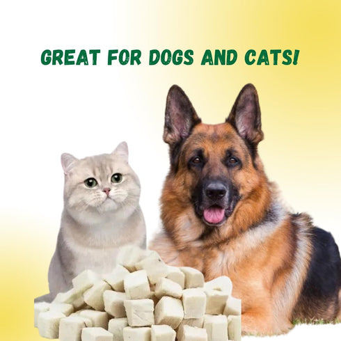 Freeze-Dried Raw Chicken Breast for Cats & Dogs(5 OZ), Delicious and Healthy Freeze-Dried Chicken Breast- Made in The USA - Perfect for Dog and Ca...