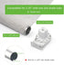 Rollerhouses Roller Shade Brackets with Mechanism Roller Shade Clutch+Skyline Mounting Brackets + End Plug for 1 1/4" Tube, White...