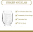 Veracco Retirement Weekly Schedule Do Whatever the Hell I Want to Do Stemless Wine Glass Funny Birthday Gift For Someone Who Loves Drinking Bachel...