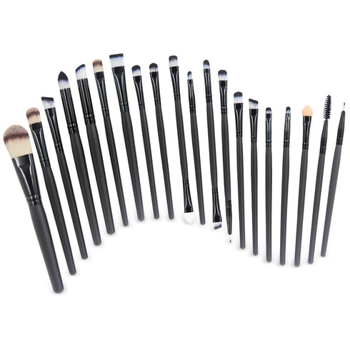 20 Pieces Makeup Brush Set Professional Face Eye Shadow Eyeliner Foundation Blush Lip Makeup Brushes Powder Liquid Cream Cosmetics Blending Brush ...