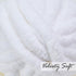 Chenille Chunky Yarn Super Bulky Soft Thick Fluffy Jumbo Giant Washable Polyester Big Yarn DIY for Arm Knit Blanket Cushion Bed Sofa Home Decor,Wh...