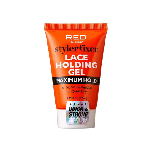 Red by Kiss Styler Fixer Lace Holding Gel, Long Lasting 72-Hr Wear, Quick-Dry Formula for Seamless Lace Application, Scalp Protection & Conditioni...