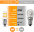 E14 LED Bulb 4W 120V European Light Bulbs 40W Equivalent, Dimmable E14 Base for Fridge Refrigerator Bulbs Cooker Hood Bulbs Turkish lamp Bulb, E14...