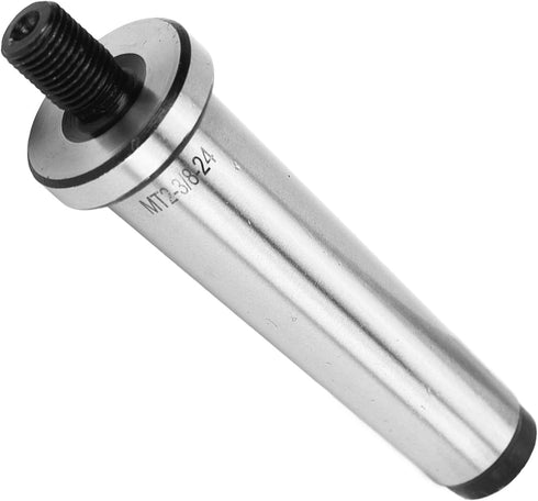 MT2-3/8-24 Drill Chuck Arbor 2MT Shank To 3/8in 24 Threaded Drill Chuck Arbor Hardened Morse Taper MT2 Adapter for Pneumatic Tools...