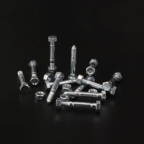 HYYLU (12 Packs) 51001500 Shear Pin Bolts with Nuts for Ariens 51001500-12 pcs Snow Blower Parts (2-1/8" × 5/16")...