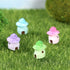 Grey Thatched Roof Garden Accessories Miniature Garden Bridge Figurines Garden Decor Mini Lighthouse Water Well Mini Figurines Ornament for Micro ...