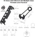 16 Sizes Multifunctional Basin Wrench Sink Faucet Plumbing Pipe Tools Plumbers Universal Repair and Install Under Sink Wrench Set for Kitchen Bath...