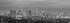 Los Angeles Skyline 2019 PHOTO PRINT UNFRAMED Dusk Black and White BW LA 11.75 inches x 36 inches Griffith Observatory Photographic Panorama Poste...