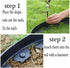 Landscape Edging Spikes, 8 inch Edging Spikes for Landscaping, Flower Gardens, Lawn (25 PC)...
