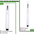 6ml Touch up Paint Pen Fillable Paint Brush Pens Clear Furniture Pen Press Wall Painting Supplies Cabinet Paint Kit for Wall Wood Repair (10)...