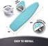 Ironing Board Cover, Heat Reflective Silicone Coating, Full Scorch Resistant Thick Padding, Nose Pocket, Elastic Edges, Heavy Duty Iron Pad Covers...