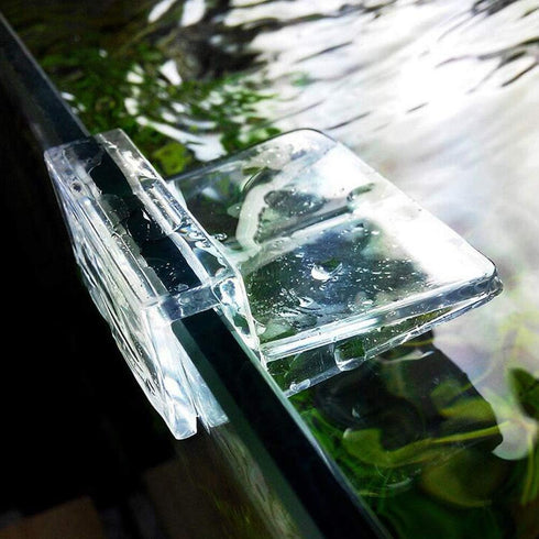 6 Pieces 8mm Acrylic Aquarium Cover Clip Aquarium Fish Tank Glass Cover Clip Support Holder Clear Universal Lid Clips for Rimless Aquariums...