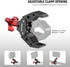 NEEWER Super Clamp with Stainless Steel Dual Ballhead Magic Arm, Cold Shoe, 1/4" 3/8" Threads for Action Camera Clamp Mount Compatible with SmallR...