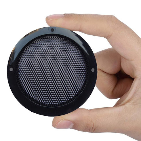 4" Speaker Grills Cover, Cold Rolled Steel Loudspeaker Net Cover, Metal Mesh Speaker Grille Replacement for 4 Inch Woofer Speakers, with Screws (4...