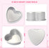Heart Shaped Cake Pan 6 Inch Aluminum Cake Pans Heart Cake Tin Baking Cake Mold for Valentine's Day Weddings Birthday Party...