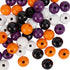 125Pcs Halloween Wooden Beads Pumpkin Wood Beads Garland Craft Round Loose Bead Ornaments for Jewelry Making Bead Assortments DIY Necklace Bracele...
