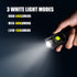 LED Small Flashlight, 500Lumens Bright Mini Keychain Light, Portable USB Rechargeable Pocket Lights with 3 Modes Compact Baseball Cap Lights Indoo...