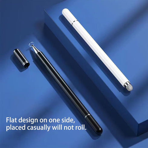 Stylus Pens for Touch Screens with Anti-Scrolling Design, 2 in 1 Disc & Fiber Tip Stylus Pen for iPad with Magnetic Adsorption, Compatible with Al...