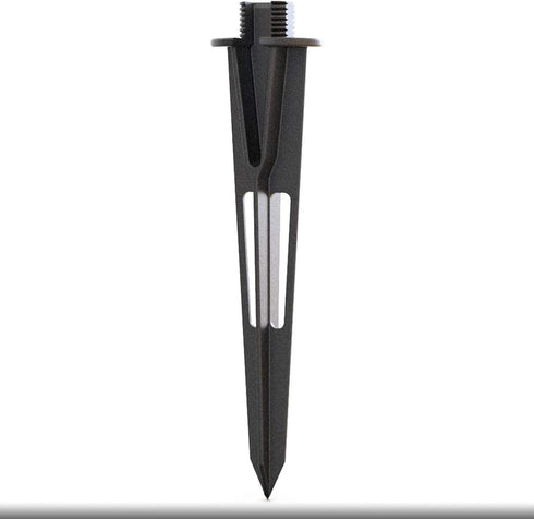 Malibu Landscape Lighting Stake Metal Outdoor Sturdy Solid Ground Spike Die-cast Aluminum for Flood Light Pathway Light In-ground Lights (1 Pack)...