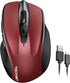 TECKNET Rechargeable Wireless Mouse, 2.4G Silent Mouse, Quiet Click, 6 Adjustable 4800 DPI, Cordless Computer Mouse, Ergonomic Mouse for Laptop, 6...