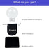 Professional 60mm Crystal Ball Lens with Stand and Silk Bag, Magic Ball Decorative (6cm/2.36 Inch) Set...