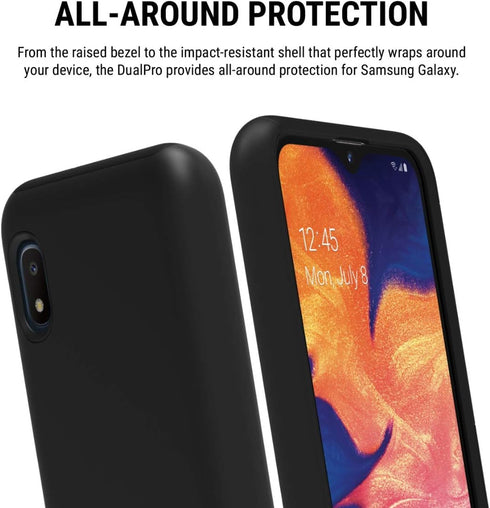 Incipio DualPro Case Compatible with Samsung Galaxy A10e - Black...