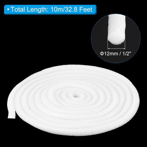 PATIKIL 1/2 Inch x 32.8 Feet Backer Rod for Gaps and Joints, Foam Rope Caulk Crack Joint Filler Roll Seal Weather Strip for Home Construction Car,...