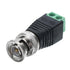 BNC Male Balun Connector 28 Pcs Coaxial Cat5 to BNC Male Connector and BNC to 2 Screw Camera Terminal Male Adpater for CCTV Surveillance Video Cam...