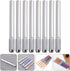 Operitacx 8pcs Stainless Steel Pencil Extenders Crayon Extenders Pen Extenders Pencil Extender Holder Pencil Lengthener Holder for Office Sketch A...
