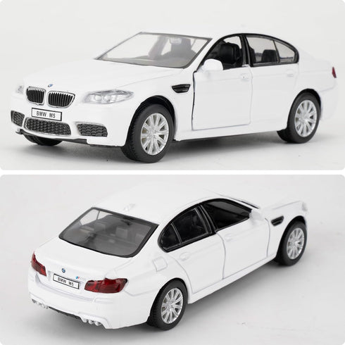 Die-casting Alloy Toy Car, 1/36 Scale BMW M5 Model Car, Toy Car with Pull Back Function, Suitable for Collecting Decorative Model Toys, Car Gift f...