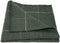 King & Priory Luxury Herringbone Forest Green Tweed Pocket Square, Handkerchief...