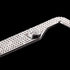 White Rhinestone Bling License Plate Frame for Women, Metal Rust-Proof Car Plate Frame Cute Bling Car Accessories for Women Girls (1)...
