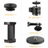 UTEBIT Magnet Camera Mount for Go Pro - 88MM Powerful Magnetic Base for Car, 360 Degree Rotation Ball Head, GoPro Adapter, Phone Holder, Compatibl...