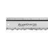 Alumicolor AlumiCrafter Straight Edge Metal Ruler with Unique Deckle Edge, Silver, 12 Inch...