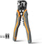 3-In-1 Self Adjusting Wire Stripper, Stripper/Cutter/Crimping Automatic Wire Stripper, 8 Inch Wire Stripper Tool for 10-24 AWG, Comes with Replace...