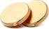 Chuangdi 30 Pieces Metal Flat Button Alloy Shank Round Shaped Sewing Button for Women Suit Woolen Coat Shirt Trousers Sewing Crafts(25 mm,Gold)...