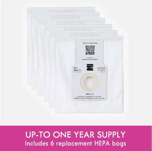 Kenmore 53294 Style O HEPA Cloth Vacuum Bags for Kenmore Upright Vacuum Cleaners 6 Pack...